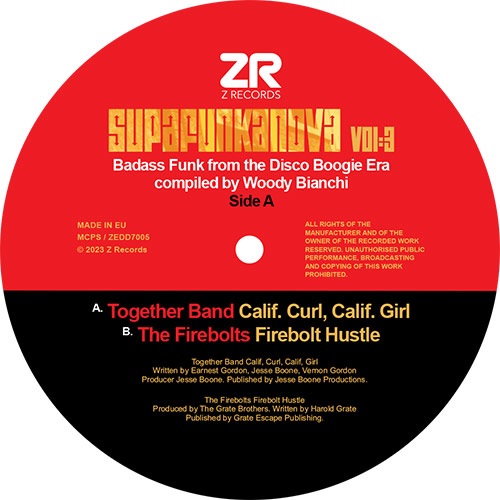 Soul・Funk新品レコード】TOGETHER BAND / FIREBOLTS / SUPERFUNKANOVA