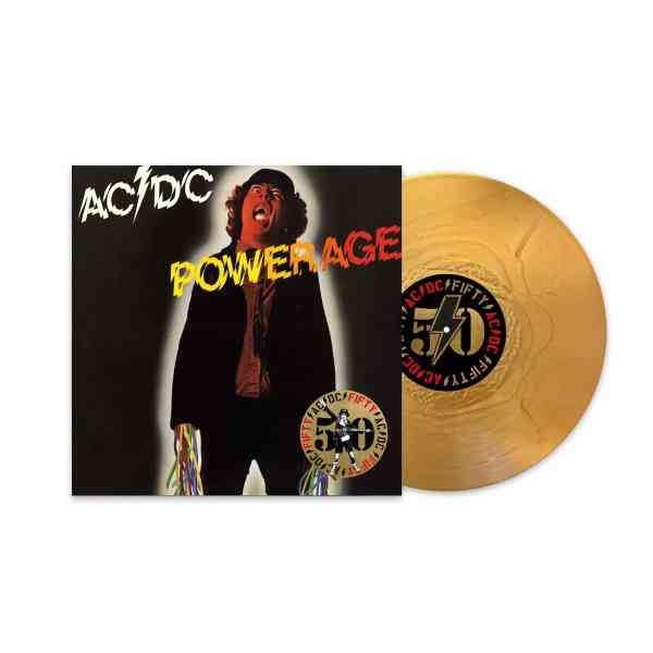 ☆AC/DC 活動50周年記念アナログ盤、ゴールド＆カラー・ヴァイナル9 