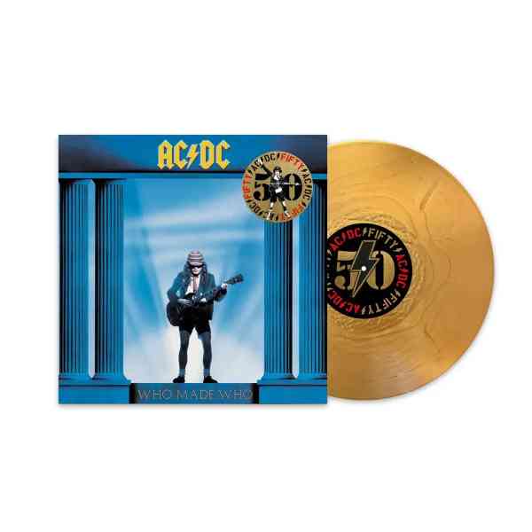 ☆AC/DC 活動50周年記念アナログ盤、ゴールド＆カラー・ヴァイナル9 