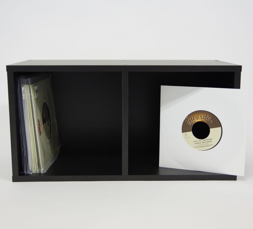 レコードラック EP 2BOX TWIN ブラック / レコードラック / CD
