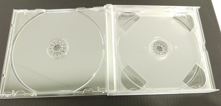 2枚組CD用プラケース(24mm厚)・透明 1枚パック/CDプラケース｜CD ...