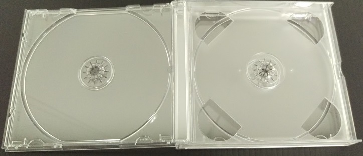 3枚組CD用プラケース(24mm厚)・透明 1枚パック /CDプラケース｜CD ...