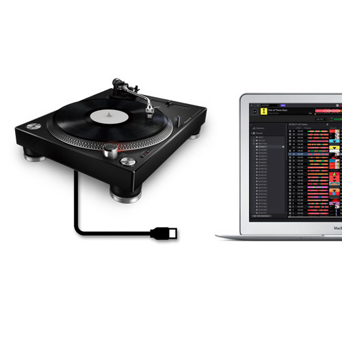 Pioneer DJ ターンテーブル PLX500K (ブラック)/レコードプレーヤー/高 