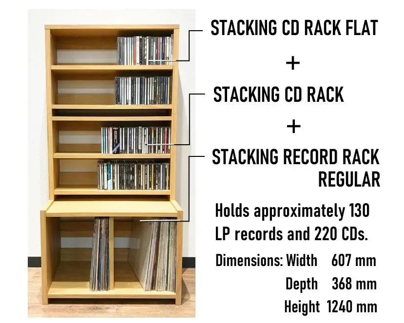 CDラック STACKING CD RACK / CDラック / CD・レコードアクセサリー