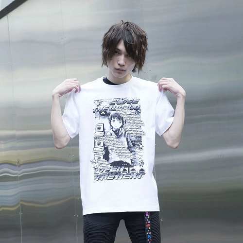 serialLet's All Love Lain! Tシャツ-WHITE- XLサイズ - Tシャツ