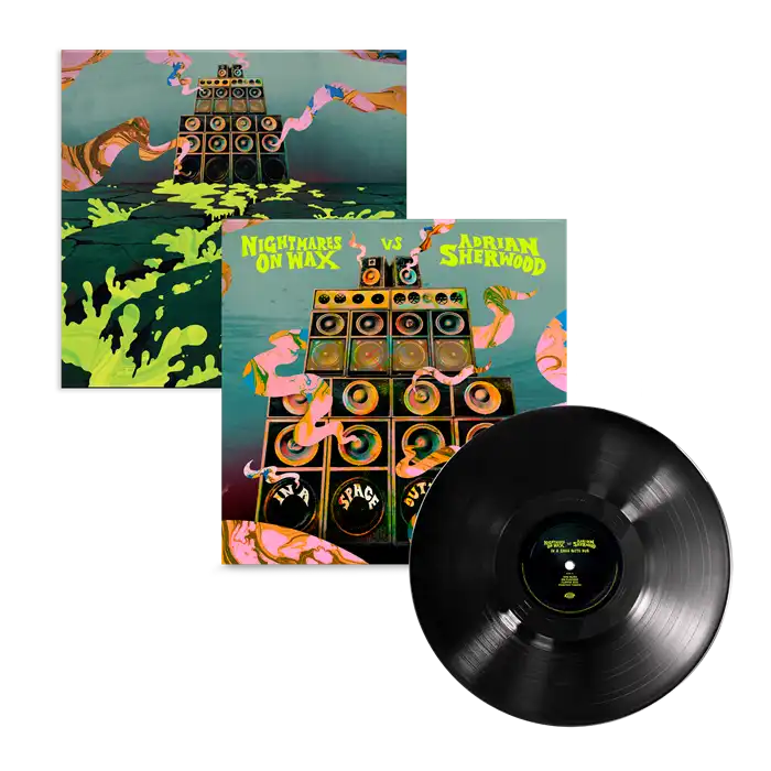 Nightmares on Wax X Adrian Sherwood『In A Space Outta Dub』 輸入盤LP(ブラック・ヴァイナル)レコード