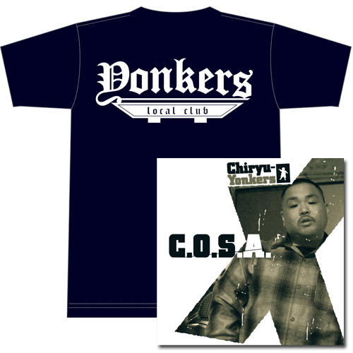 C.O.S.A. / Chiryu-Yonkers ★ディスクユニオン限定T-SHIRTS付セットMサイズ