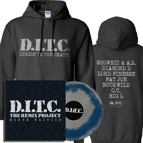 D.I.T.C. / D.I.T.C. HOODY + 10"(HEATHER-XL)