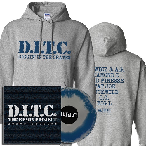 D.I.T.C. / D.I.T.C. HOODY + 10" (GREY-L)