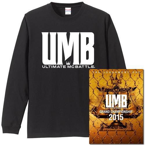 V.A.(LIBRA / ULTIMATE MC BATTLE -UMB-) / ULTIMATE MC BATTLE GRAND CHAMPIONSHIP 2015★ユニオン限定ロングスリーブ付セットMサイズ 