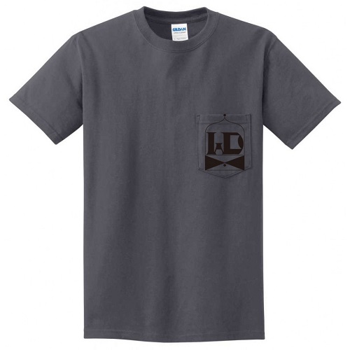 WDsounds / WDsounds CLASSIC POCKET TEE (CHARCOAL GREY-S)