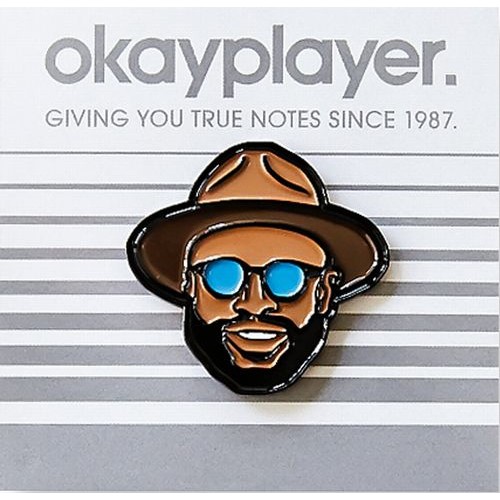 THE ROOTS (HIPHOP) / BLACK THOUGHT 1.25" ENAMEL PIN (MERCHANDISE)