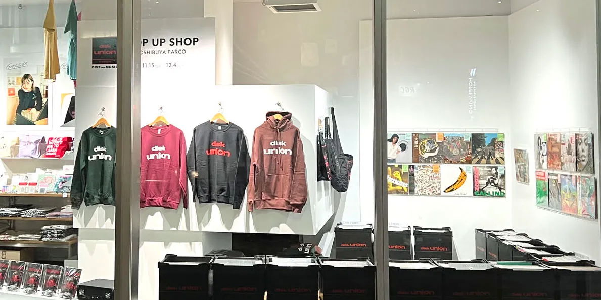 渋谷パルコの1Fにてディスクユニオン ポップアップ・イベント開催!