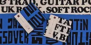 「ROCK」と「JAZZ」のジャンル名をデザインした手ぬぐいが新登場