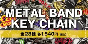 HR/HMバンドの公式キーチェーン各種取り扱い中
