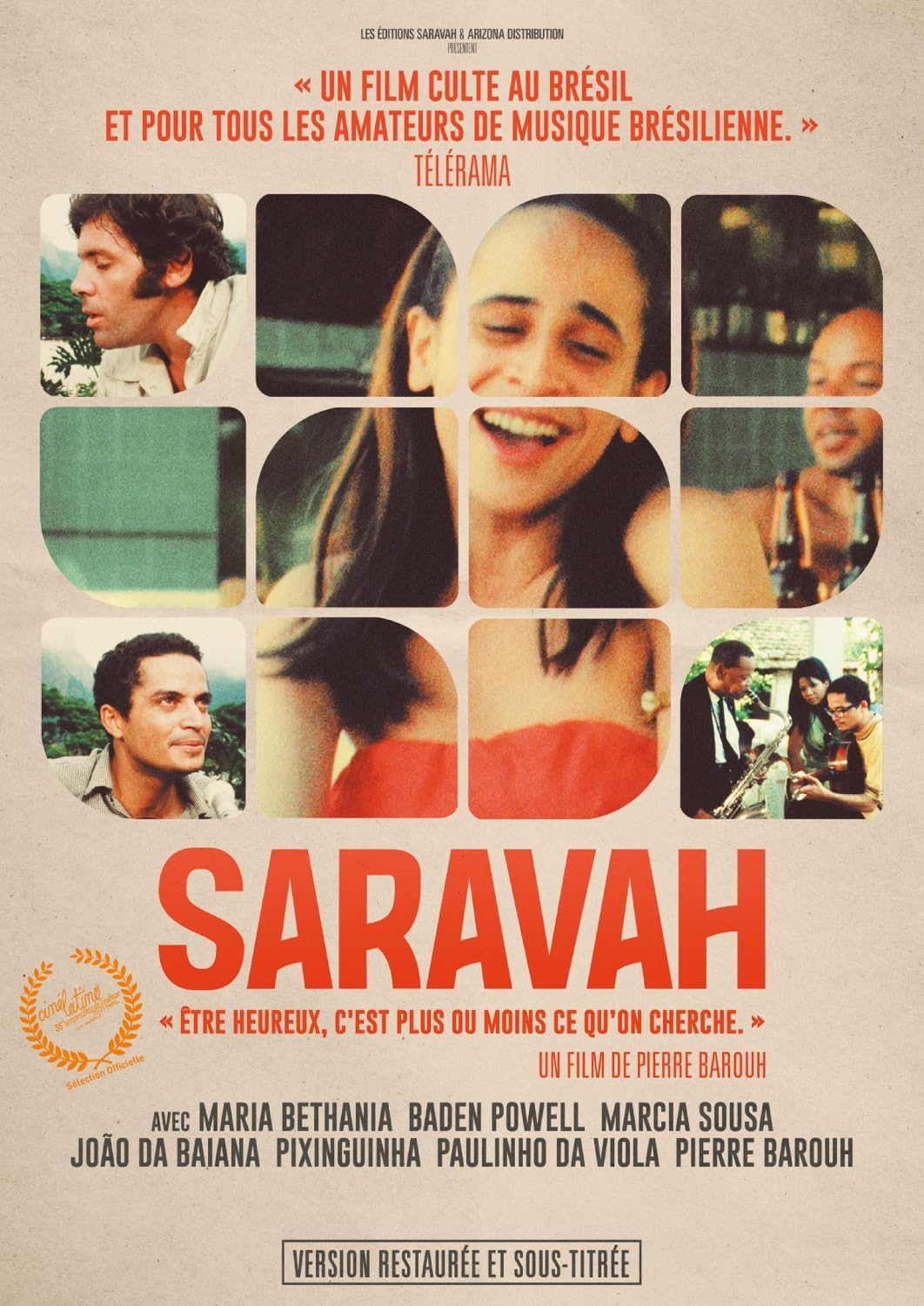 SARAVAH 4Kレストア 69年リオでの伝説的ミュージシャン達との交流を描いた永遠の歴史的名作が4Kレストア・字幕付DVDでリリース！
