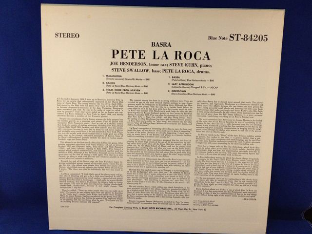 PETE LA ROCA ピート・ラロカ BASRA BLUE NOTE | www.tspea.org