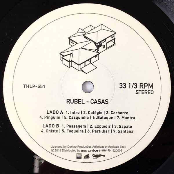 CASAS (LP)/RUBEL/フーベル/2021 リプレス｜LATIN / BRAZIL｜ディスク 