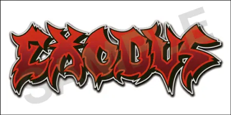 EXODUS GOLIATH ディスクユニオン特典 透明ロゴステッカー