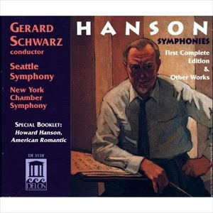 GERARD SCHWARZ / ジェラード・シュワルツ / HANSON: SYMPHONIES