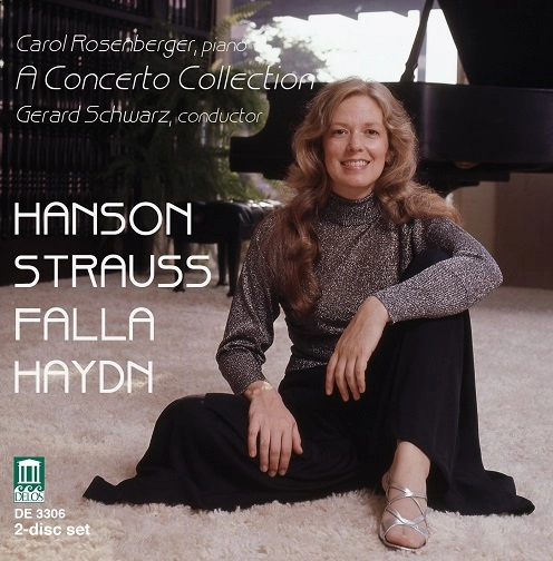 CAROL ROSENBERGER / キャロル・ローゼンバーガー / "PIANO CONCERTO COLLECTION - HAYDN, R.STRAUSS & HANSON "