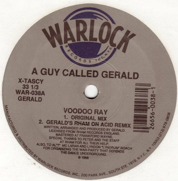 A GUY CALLED GERALD / ア・ガイ・コールド・ジェラルド / VOODOO RAY - USA