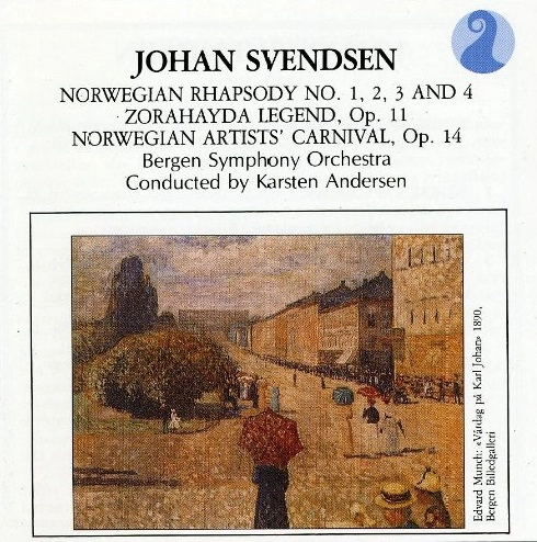 KARSTEN ANDERSEN / カシュテン・アンデルセン / "SVENDSEN: NORWEGIAN RHAPSODIES NOS.1-4, ETC "