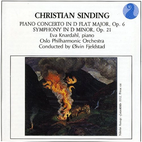 OIVIN FJELDSTAD / エイヴィン・フィエルスタート / SINDING: PIANO CONCERTO / SYMPHONY NO.1 