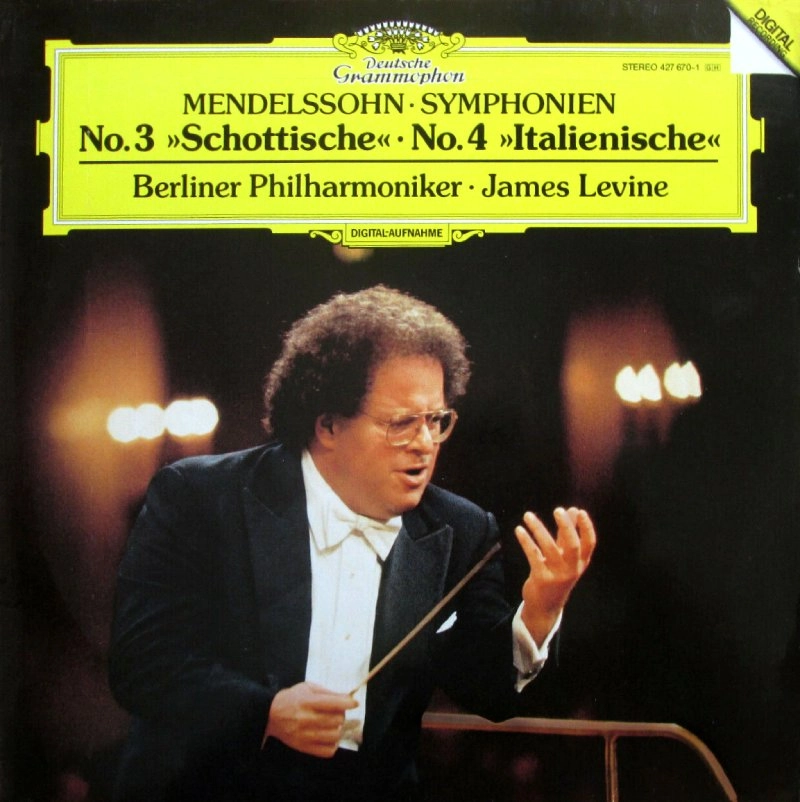 JAMES LEVINE / ジェイムズ・レヴァイン / MENDELSSOHN: SYMPHONIEN NO.3 / NO.4
