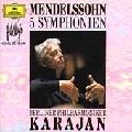HERBERT VON KARAJAN / ヘルベルト・フォン・カラヤン / MENDELSSOHN: 5 SYMPHONIEN