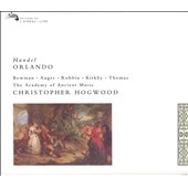 HANDEL: ORLANDO / CHRISTOPHER HOGWOOD / クリストファー・ホグウッド