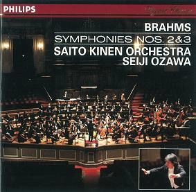 SEIJI OZAWA / 小澤征爾 / BRAHMS: SYMPHONIES NO.2&3