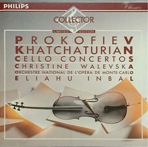 CHRISTINE WALEVSKA / クリスティーヌ・ワレフスカ / PROKOFIEV / KHATCHATURIAN: CELLO CONCERTOS