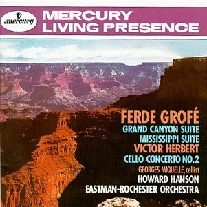 HOWARD HANSON / ハワード・ハンソン / GROFE:GRAND CANYON SUITE/V.HERBERT:CELLO CONCERTO NO.2