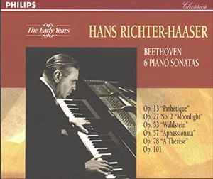 HANS RICHTER-HAASER / ハンス・リヒター=ハーザー / BEETHOVEN: 6 PIANO SONATAS