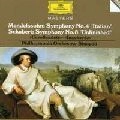 GIUSEPPE SINOPOLI / ジュゼッペ・シノーポリ / MENDELSSOHN:SYM4/SCHUBERT:UNFINISHED