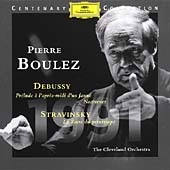 PIERRE BOULEZ / ピエール・ブーレーズ / DEBUSSY & STRAVINSKY