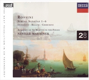 NEVILLE MARRINER / ネヴィル・マリナー / ROSSINI: STRING SONATAS 1-6