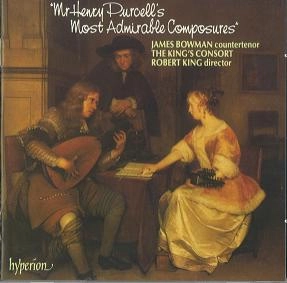 JAMES BOWMAN / ジェイムズ・ボウマン / MR.HENRY PURCELL'S MOST ADMIRABLE COMPOSURES