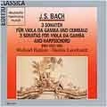 WIELAND KUIJKEN / ヴィーラント・クイケン / BACH:SONATAS FOR VIOLA DA GAMBA