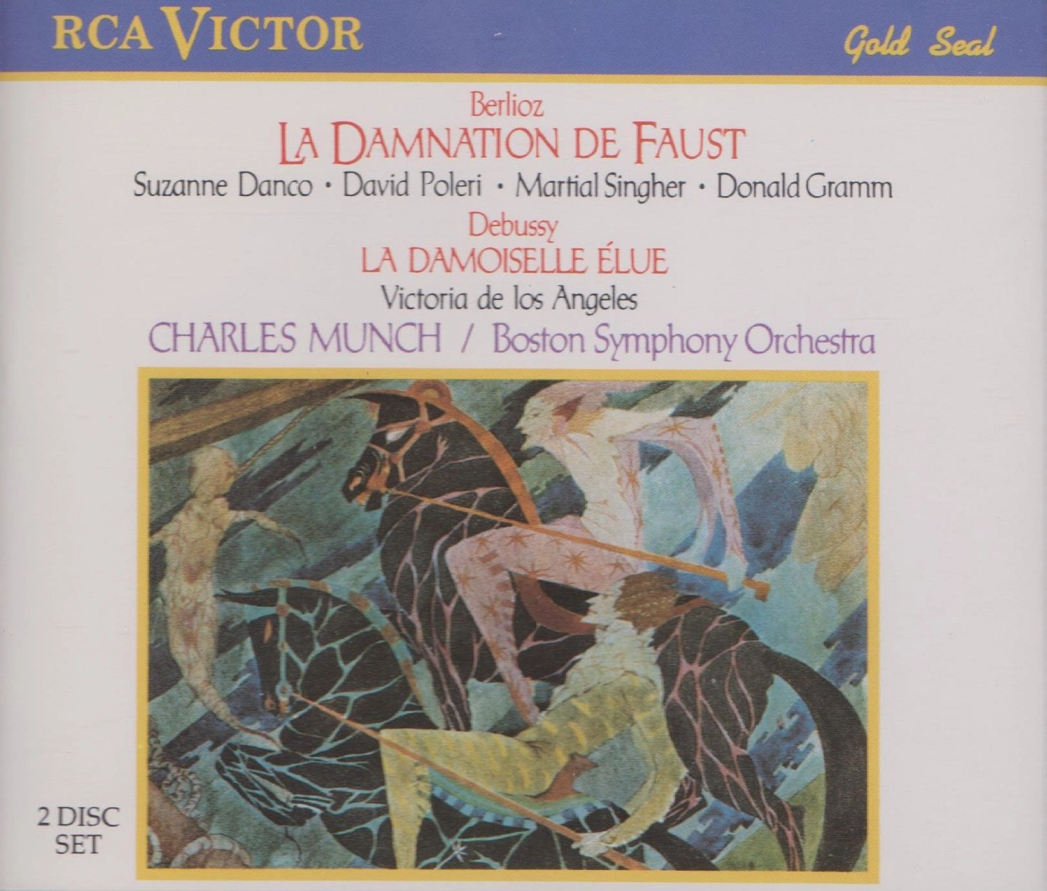 CHARLES MUNCH / シャルル・ミュンシュ / BERLIOZ:LA DAMNATION DE FAUST/DEBUSSY:LA DAMOISELLE ELUE