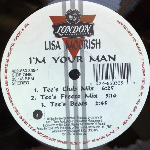 LISA MOORISH / リサ・ムーリッシュ / I'M YOUR MAN