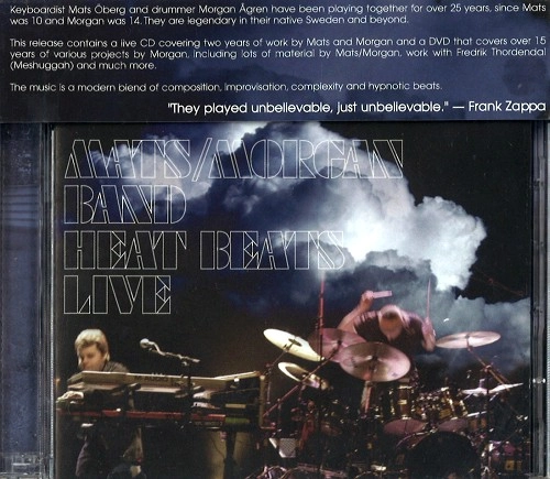 MATS/MORGAN / マッツ&モルガン / HEAT BEATS LIVE/TOURBOOK 1991-2007(CD+DVD)