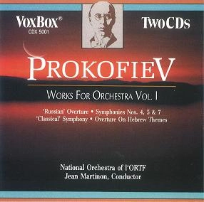 JEAN MARTINON / ジャン・マルティノン / プロコフィエフ:管弦楽曲集Vol.1 / PROKOFIEV: ORCHESTRAL WORKS VOL.1