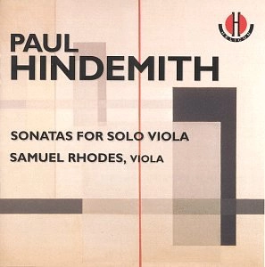 SAMUEL RHODES / サミュエル・ローズ / HINDEMITH: SONATAS FOR SOLO VIOLA 