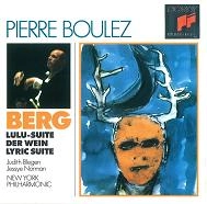 PIERRE BOULEZ / ピエール・ブーレーズ / ベルク:「ルル組曲」/「ワイン」/他 / "Berg: Lulu Suite, Der Wein, Etc "