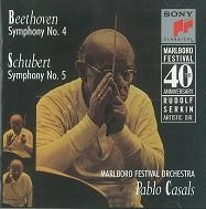 PABLO CASALS / パブロ・カザルス / BEETHOVEN:SYM 4/SCHUBERT:SYM 5