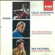 JACQUELINE DU PRE / ジャクリーヌ・デュ・プレ / ELGAR;CELLO CONCERTO/SEA PICTURES