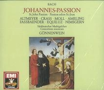 WOLFGANG GONNENWEIN / ヴォルフガング・ゲンネンヴァイン / J.S.BACH:JOHN PASSION