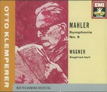 OTTO KLEMPERER / オットー・クレンペラー / MAHLER:SYM.9/WAGNER:SIEGFRIED